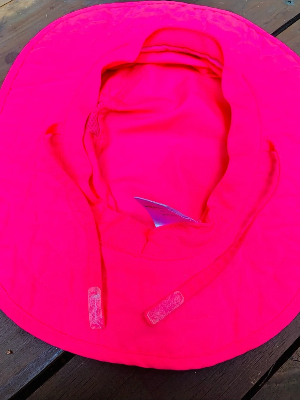 Sun Protection Zone Neon Pink Floral Sun Hat